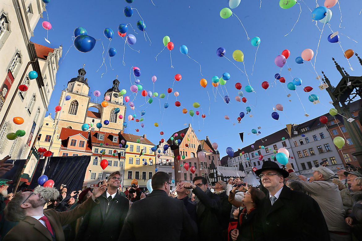 Feiern in Wittenberg