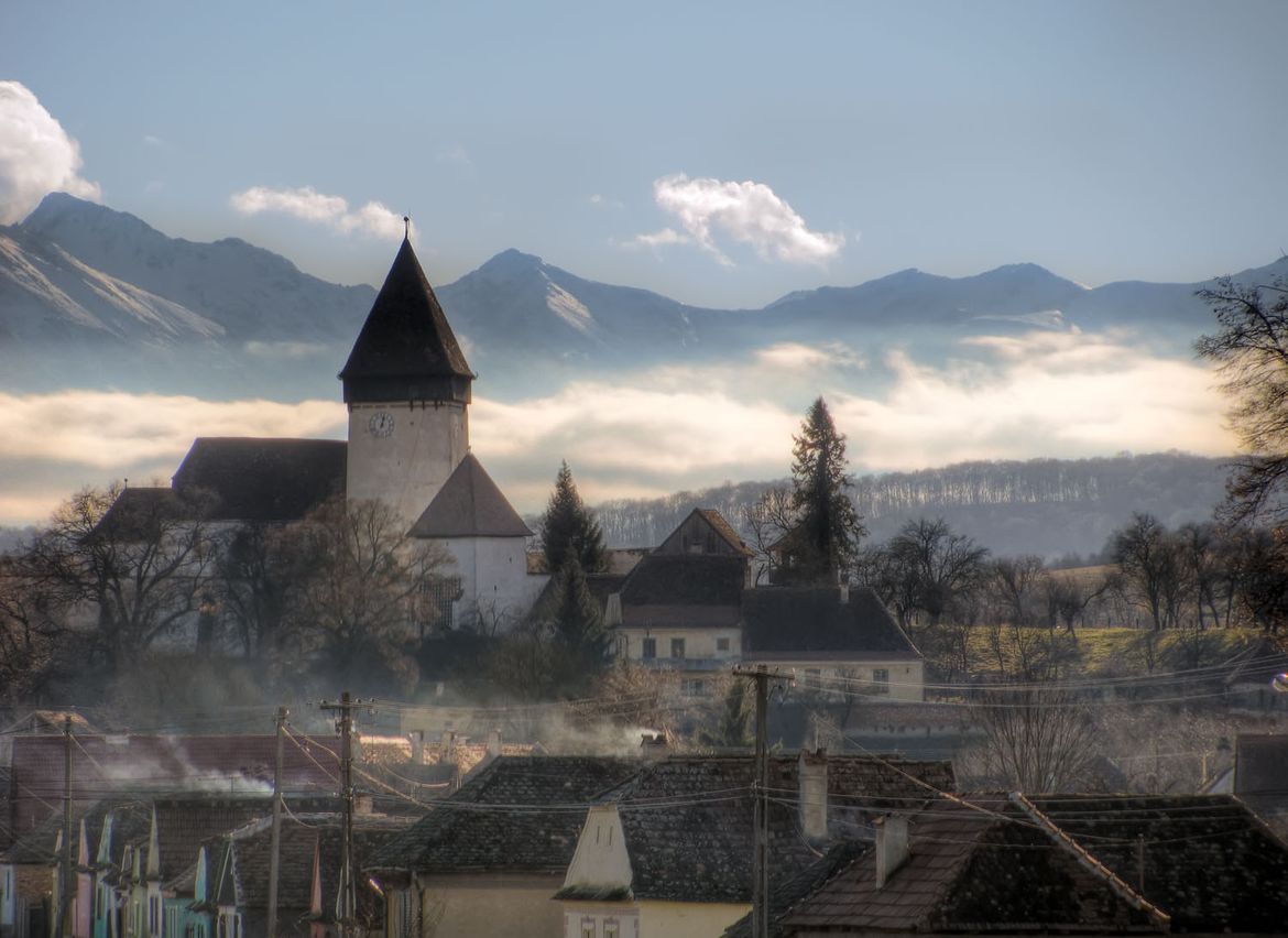 Kirchenburg in Hosman