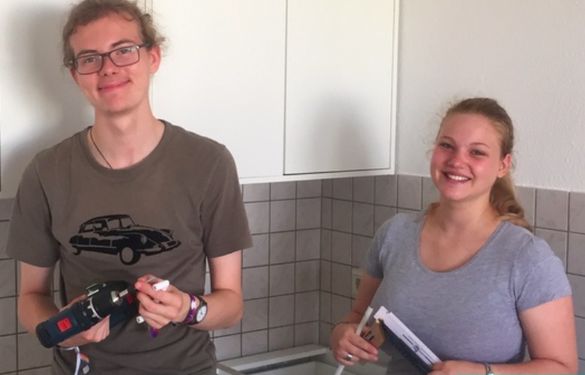 Jonas (19) und Acelya (19).