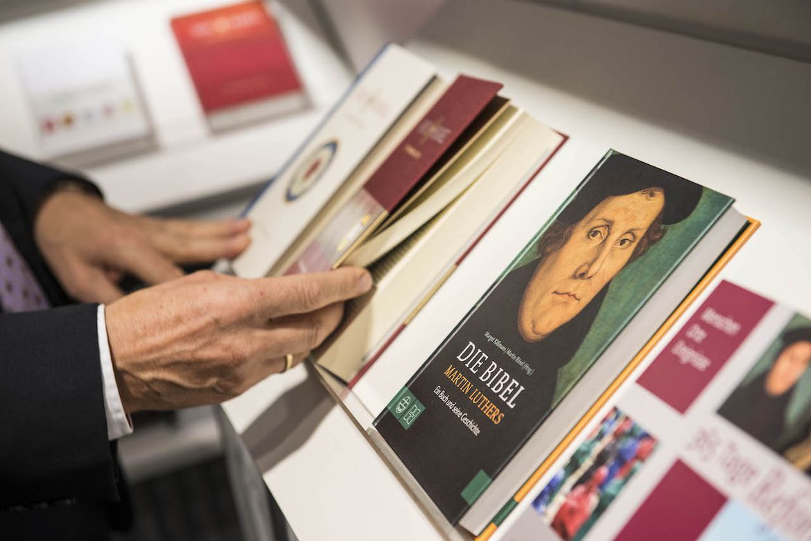 Martin Luther auf der Frankfurter Buchmesse