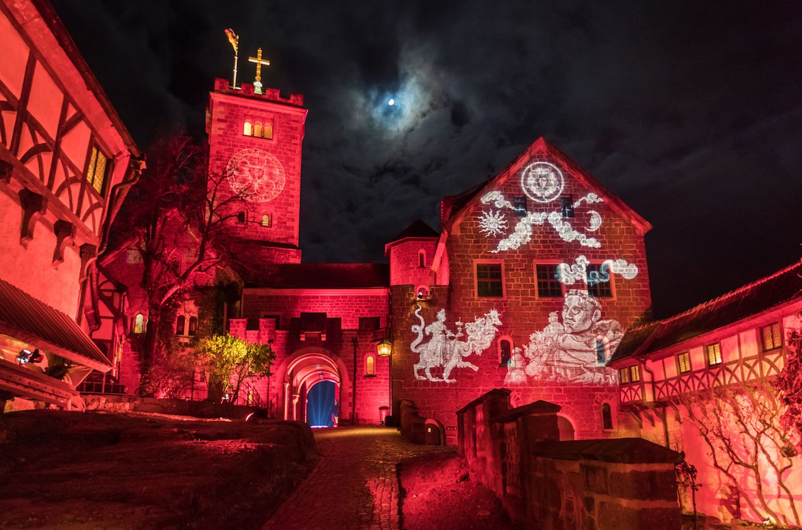 kunstvolles Lichtspiel