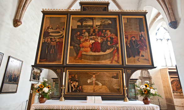 Cranach-Altar in der Stadtkirche Wittenberg