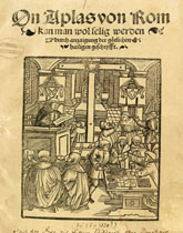 Schrift gegen den Ablasshandel