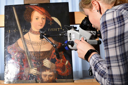 Gemälde "Judith mit dem Haupte des Holofernes"