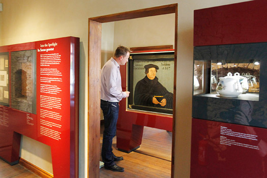 A view of the exhibition “I am a child from Mansfeld”