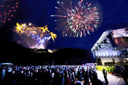 Feuerwerk - Abschlusskonzert der Händel-Festspiele 2012