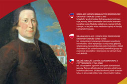 Ausstellungstafel zur Herrnhuter Brüdergemeine