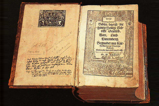 Lutherbibel aus dem Jahr 1534