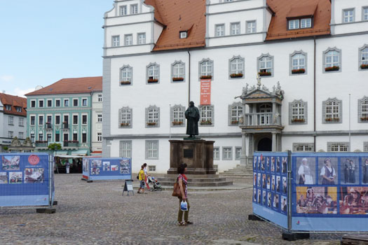 Fotoausstellung auf dem Marktplatz