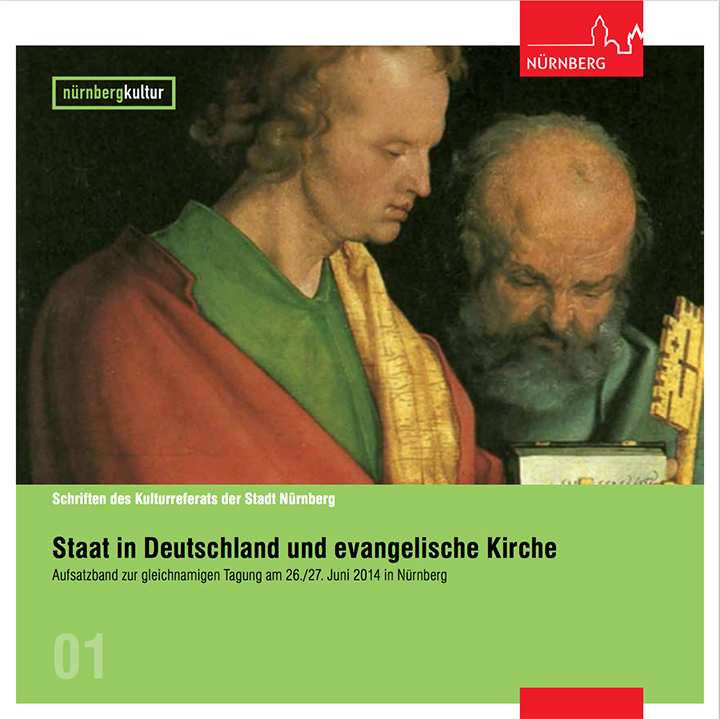 Titelbild des Tagungsbandes „Staat in Deutschland und evangelische Kirche“