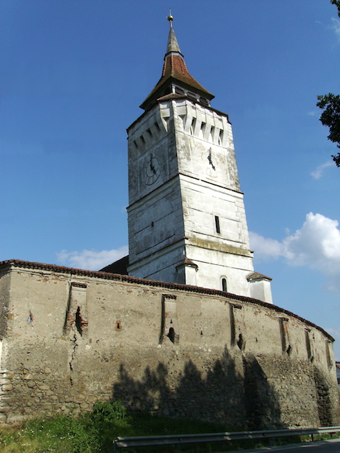 Kirchturm in Rotbav