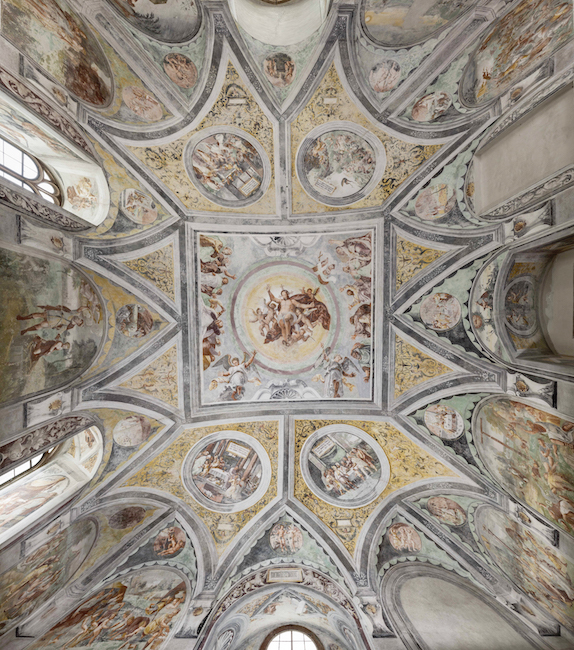 Deckengemälde in der Schlosskapelle